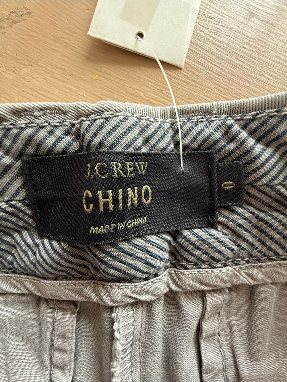 J. Crew Women's Light Gray Chino Shorts - Picture 7 of 8